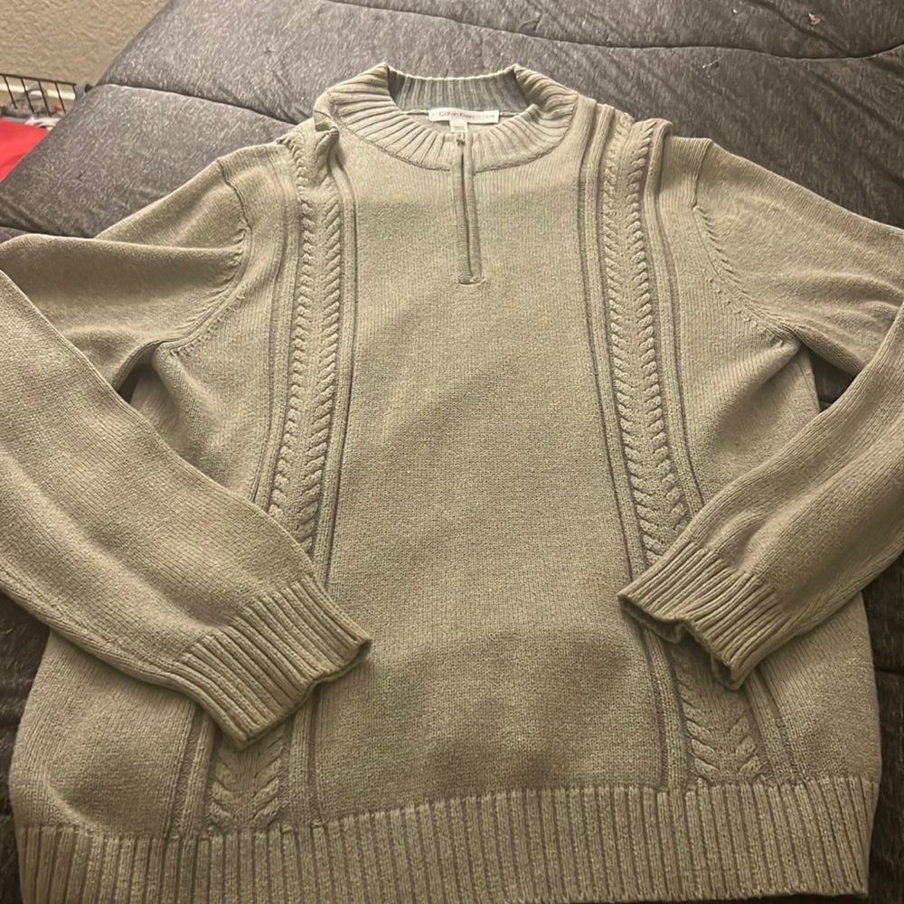 Grey Calvin Klein XL sweater